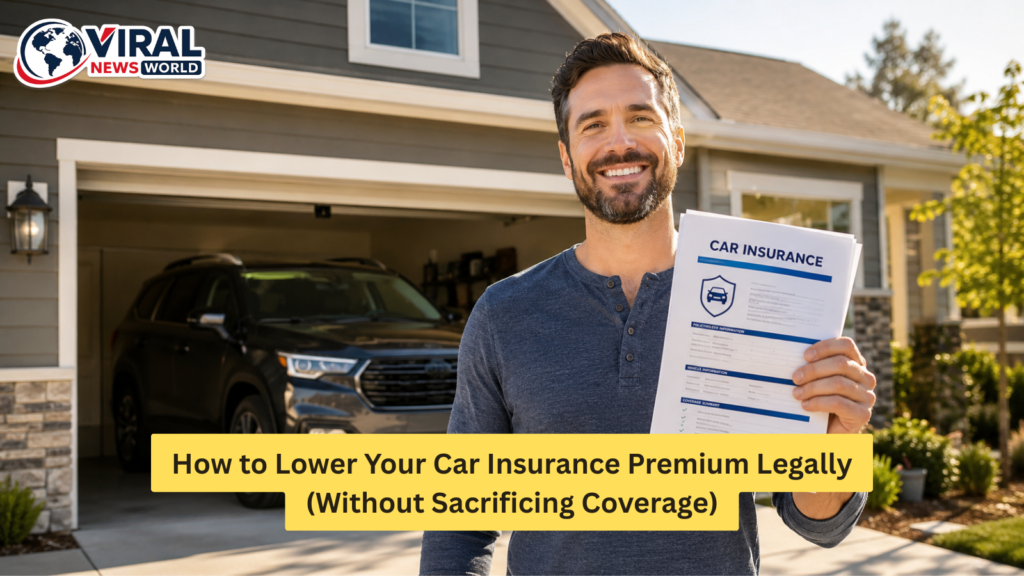 How to Lower Your Car Insurance Premium Legally (Without Sacrificing Coverage)