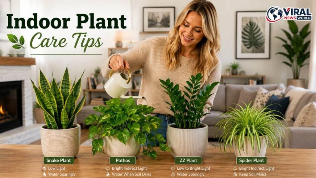 Indoor Plant Care Guide for Beginners: Complete Tips