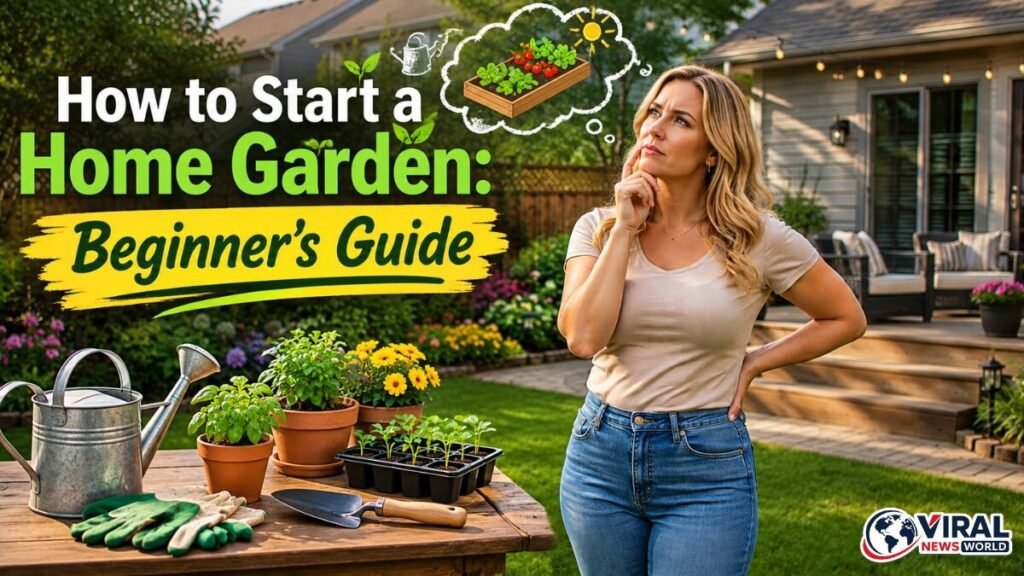 How to Start a Home Garden: Beginner's Guide